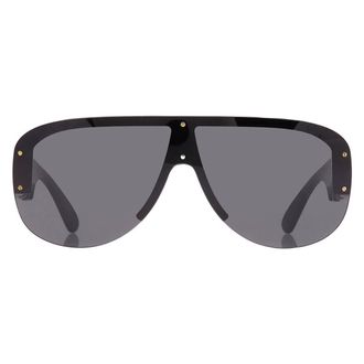 Versace Dark Grey Shield Mens Sunglasses VE4391 GB1/87 148