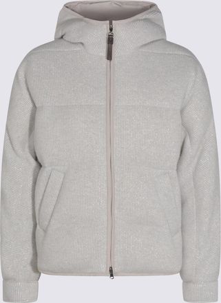 Brunello Cucinelli Coats Nebbia+Platino-Donna