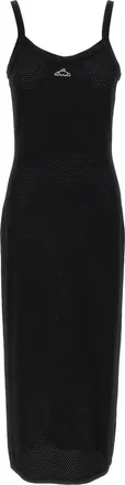 Alexander Wang Black Viscose Midi Womens Dress