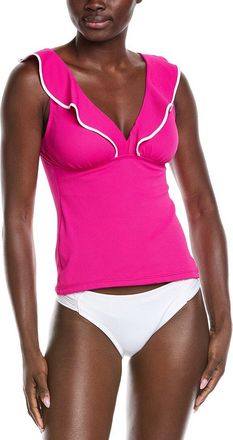 Tommy Bahama Island Cays Cabana Ruffle Tankini Top