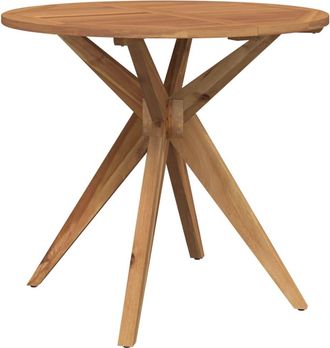 vidaXL Mesa De Jard&iacute;n Redonda Madera Maciza De Acacia &Oslash;85x75 Cm Vidaxl