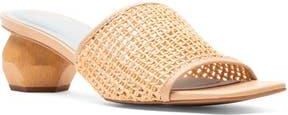 Frances Valentine Raffia Block Heel Sandal in Natural at Nordstrom Rack, Size 9.5