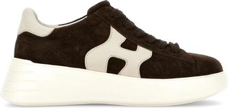Hogan Rebel H562 Sneakers - Dames - Sneakers - Bruin - 35 1/2 EU - Leer - Schoenen