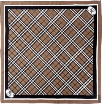 Burberry Check Silk Scarf