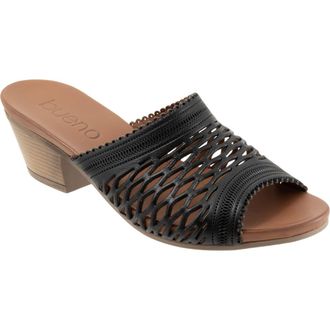 Bueno Lillian Block Heel Sandal in Black at Nordstrom Rack, Size 10.5-11Us / 42Eu