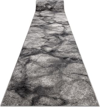 RugsX Rugsx - Alfombra De Pasillo Silver Marble M&aacute;rmol - Gris 120cm Grey 120x1000 Cm
