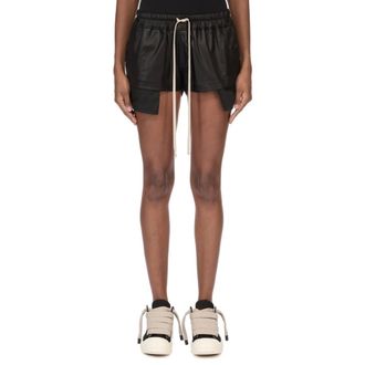 Rick Owens Short Shorts, female, Black, Size: S Jersey Boxer Shorts