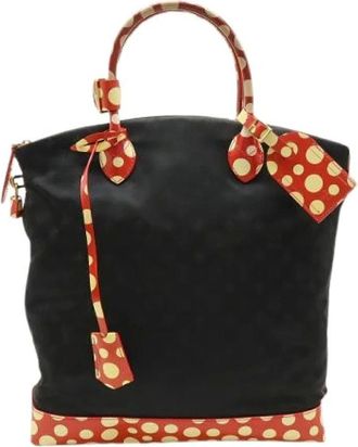 Louis Vuitton Pre-owned Tote Bags, female, Red, Size: ONE SIZE Pre-owned Lockit Vernis Infinity Dot Tote Bag