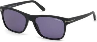 Tom Ford Giulio Zonnebril - Heren - Zonnebrillen - Zwart - 57 MM - Accessoires