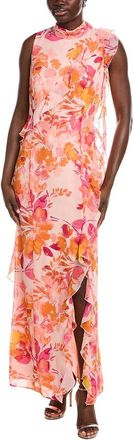 Eliza J Sleeveless Printed Maxi Dress