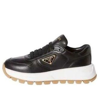 Prada (WMNS) PRADA SS26 Prax 01 Leather Sneakers Black 1E804M-038-F0632