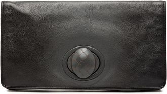 Bottega Veneta Pre-owned Bottega Veneta Leather Turn Lock Clutch Ladies B04327775J