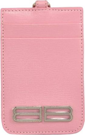 Balenciaga Porta doc. - Dames - Portefeuilles - Roze - ONE Size - Leer - Accessoires