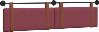 vidaXL Cabecero Colgante Rojo Vino Pu Antiguo Vidaxl