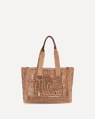 Chlo&eacute; Borsa Tote East-West Summer Banana in rafia Woman UNI