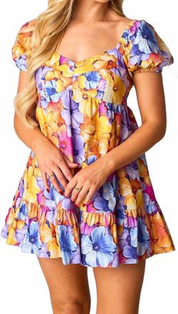BuddyLove Caroline Floral Dress In Multicolor