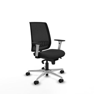 Piqueras y Crespo Silla De Oficina Piqueras Y Crespo Alares Negro Similpiel