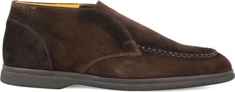Doucal's suede leather loafers - Brown