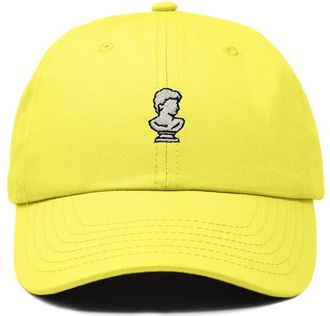 Dalix Sculpture Dad Cap in Yellow at Nordstrom