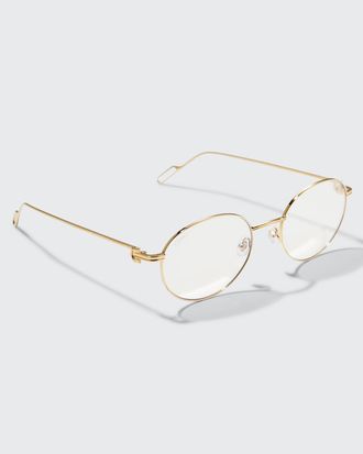 Cartier Photochromic Round Metal Sunglasses