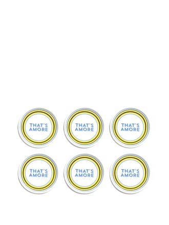 BITOSSI HOME Piatti Thats Amore (6 pezzi) - Bianco