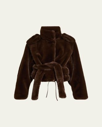 Darkpark Hunter Faux Fur Coat