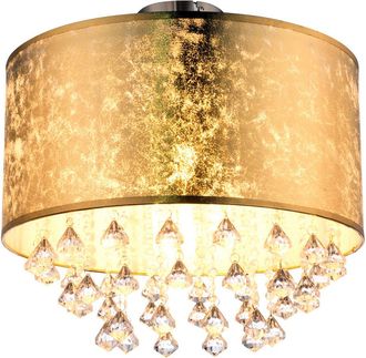 Globo Lighting Plaf&oacute;n - Amy - Dorado - Metal - &Oslash; 40cm - E27 - 15187d3 - Globo