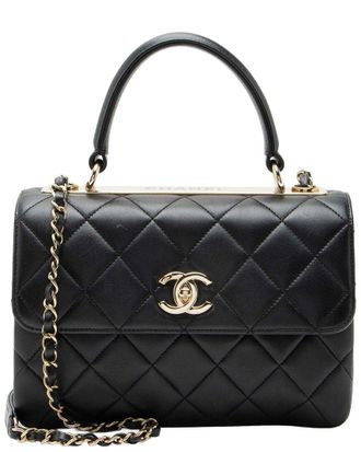 Chanel Lambskin Trendy Cc Small Top Handle (Authentic Pre-Loved)