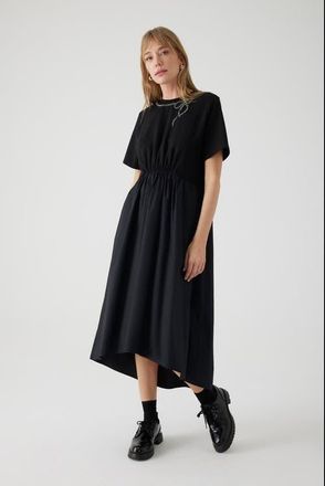 Exquise Afia Midi Dress in Black at Nordstrom, Size X-Small
