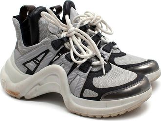 Louis Vuitton Silver Archlight Trainers Size 39
