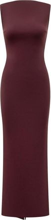 Solace London Bordeaux Bandeau Long Dress Solace London