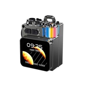 OEM 2 Altavoces Con Pantalla Led, Luces Rgb, Compatibilidad Con Tarjeta Tf, Calendario, Sincronizaci&oacute;n Meteorol&oacute;gica, Para Uso En Exteriores Y Juegos