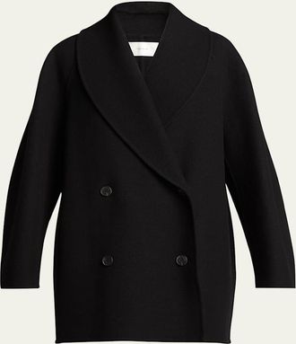 The Row Polli Double-Breasted Oversized Jacket