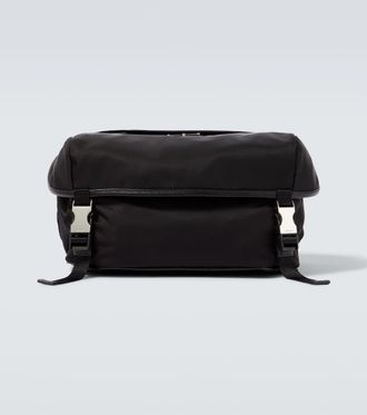 Prada Borsa a spalla in Re-Nylon con pelle