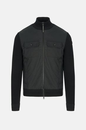 Moncler HYBRID CARDIGAN Size: XL, colour: BLACK