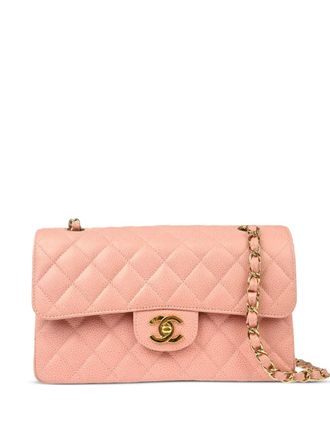 Chanel 2003 small Double Flap shoulder bag - Pink