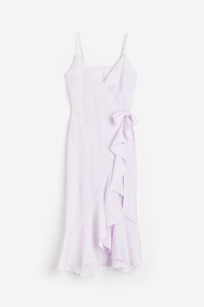 H&M Wickelkleid mit Volants - Flieder