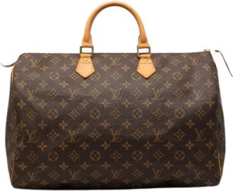 Louis Vuitton Pre-owned Handbags, female, Brown, Size: ONE SIZE Pre-owned Speedy 40