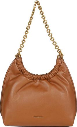 Michael Kors Indie Medium Leather Pochette - Dames - Schoudertassen - Bruin - ONE Size - Leer - Tassen