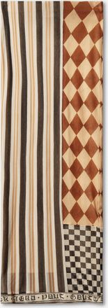 Jean Paul Gaultier Women s Long Patchwork Skirt Multicolor