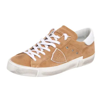 Philippe Model Prsx Low Nubuck - Heren - Schoenen - Bruin - Maat: 45 EU Katoen