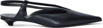 Proenza Schouler slingback leather pumps - women - Leather/Leather/Kid Leather - 38 - Black