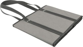 Generic Reusable Shopping Bags - Box Shaped Grocery Tote, Large Fabric Carry Bag | Thick Bottom Storage Design, Long Handles Cloth Organizer, Heavy Duty Groce