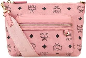 MCM Mcm Printed Canvas Aren Crossbody Bag