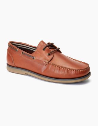 base Mens Stern Mens Boat Shoes - Brown - Size: 10