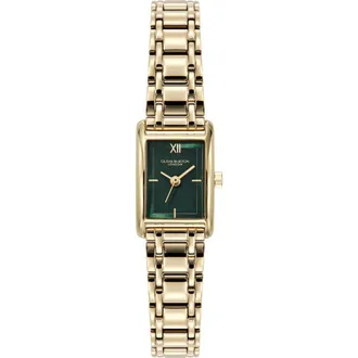 Olivia Burton Petit Grove Bracelet Watch, 16mm in Green at Nordstrom
