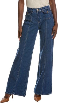 7 For All Mankind Lotta Artifact Wide Leg Jean