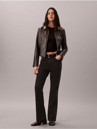 Calvin Klein Jeans Calvin Klein Womens High Rise Bootcut Jeans - Black - 26W x 29L