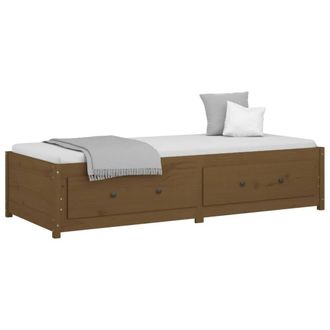 Berkfield Home Beautiful Day Bed Honey Brown 90x200 cm Solid Wood Pine