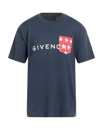 Tシャツ・カットソー GIVENCHY Powder Blue Cotton T-Shirt T-shirt in cotton with 4G detail in - sky blue | Givenchy US